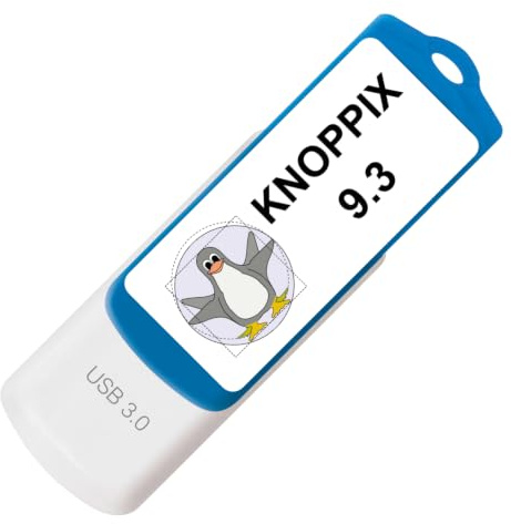 Knoppix 9.3 Linux Live-System auf 32 GB USB 3.0 Stick