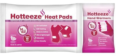 Hotteeze Hand Warmers – Disposable, Air-Activated Heat Pads, 20 Pack