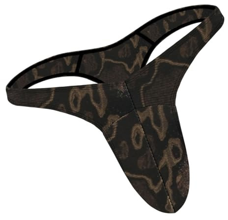 VemeFufu Uomo Perizoma Sexy Thong Tanga Slip a Vita Bassa Biancheria intima Confortevole G-String T-Back Briefs Maschile Mutandine Underwear per gli Uomini 1 Confezione Taglia Unica, Modello-03,
