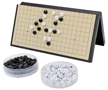 Jeu De Go Magnétique, Jeu Plateau Pliant De Voyage, Jeu Go Chinois Grand Jeu Stratégie Classique pour Débutants Adultes