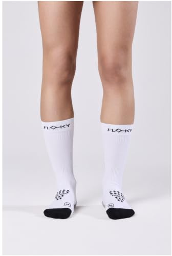 FLOKY - Rodillera Knee Support - Rodillera deportiva (M, izquierda blanca)
