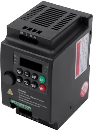 Invertitore di frequenza monofase/trifase AC per motori trifase nero 380 V 2.2 kW