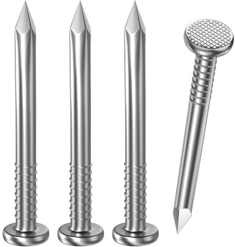 Dayalo 100 chiodi in acciaio da 16 mm, chiodi per tetto, in acciaio inox A2 V2A, per pareti in legno e cemento