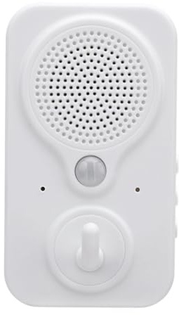 Timbre con Indicación de Voz, Activado por Movimiento, Reproductor de Sonido Grabable, No Requiere Batería, 1-3 Meses de Duración, Grabaciones de Usuario, Varias Indicaciones de