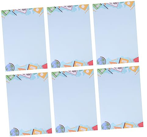 CAXUSD Thick Letter Paper Set 50pcs Letter Writing Paper for Students Smooth Writing for Students