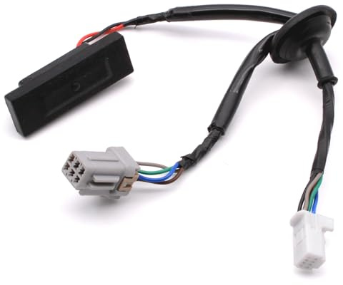 HAOTOM Exterior trasero Maletero Portón trasero Tapa del maletero Tirador de bloqueo de apertura Botón interruptor de liberación Para Kia Rio III 2011 2012 2013 2014 2015 2016 2017 81260-1W230