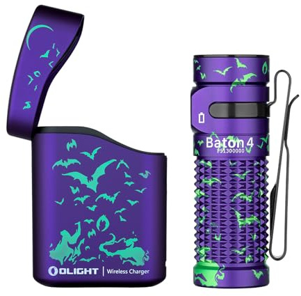 OLIGHT Baton 4 kit Mini LED Taschenlampe Wiederaufladbare mit Ladecase