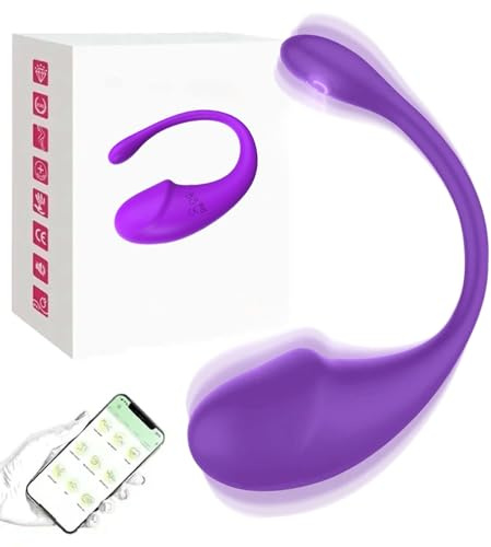Oeuf Vibrant Fémmé A distance Connecte Telephone App,Vibromasseurs Feminin à distance Stimulateur Clitoridien Portable Femmé Sex,Masseur 10 Modes Sex Toys Fémme,Vibromasseurs Feminin Sex Tóys