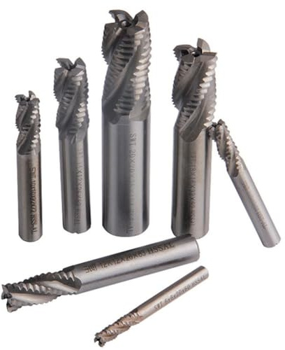 NEIQIUWING Fresa CNC a 4 taglienti in metallo duro per la sgrossatura di metallo