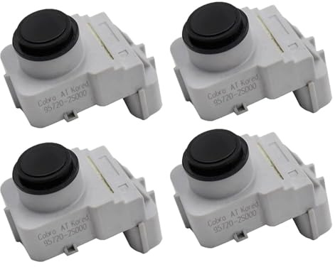 EUUEKathy 4PCS Rear PDC Parking Sensor for HYUNDAI Tucson IX35 2009-2013 95720-2S000 957202S000 Car Parking Sensor Distance Radar Detector Sensors Reverse Assist