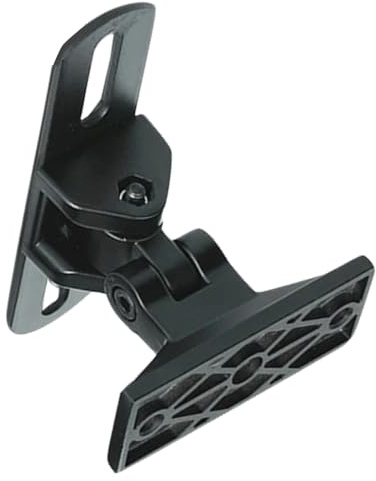 DECHOUS Support Mural pour Haut-parleurs et Enceintes Centrales, Métal Robuste, Capacité 30kg en Suspension, Réglable Librement, pour Home Cinéma et Extérieur, Noir