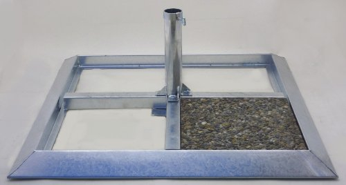 PLATTENSTÄNDER für 40 x 40 cm Platten für Rohre von 50-80 mm -