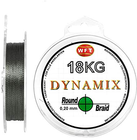 WFT Round Dynamix 300m Angelschnur geflochten rund - 0.20mm - Grün #1D-C 101-020