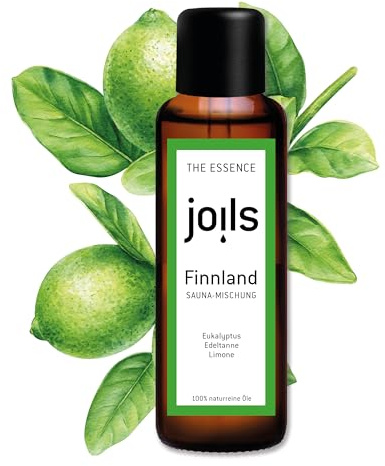 JOILS® Saunaaufguss FINNLAND, 50ml, 100% naturreines Öl für Ihre Sauna, ätherisches BIO-Saunaöl vom Familienbetrieb aus dem Schwarzwald