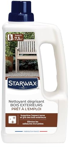STARWAX Nettoyant dégrisant pour bois extérieurs 1L