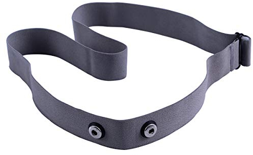 Universal Replacement Heart Rate Monitor Soft Strap Adjustable Elastic Chest Mount Belt for Polar, Garmin, Wahoo