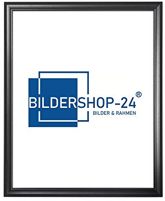 Bildershop-24 Bilderrahmen Posterformat Posterrahmen Barockrahmen Kalypso 50 X 70 cm Schwarz (matt)