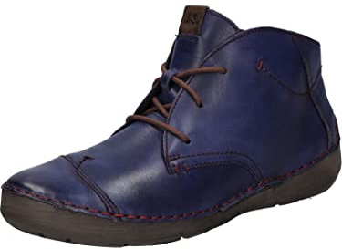 Josef Seibel Femme Bottines à Lacets Fergey 18, Dame Bottines,Largeur G (Normale),Semelle intérieure Amovible,Violet (Lila),41 EU / 7 UK