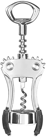 Chef Aid Corkscrew, Soft Touch Levers, Ergonimic Design, Built in Bottle Opener, Metalalic