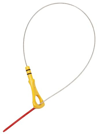 A ABSOPRO Livella Olio Motore Per Hyundai Santa Fe(DM) 2.2T 12-14 1pc | Indicatore A Doppio Foro, Plastica, Metallo, Giallo, Argento Tono, 67.5x3.8 Cm, No.266112F000, Accessorio Non OEM