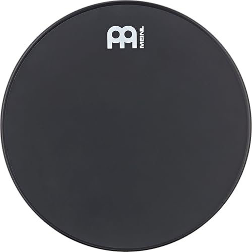 Meinl Cymbals Drum Practice Pad – 12 Zoll Schlagzeug Trommel Übungspad – Natürliches Spielgefühl – Gummi, Schwarz (MPP-12-BK)