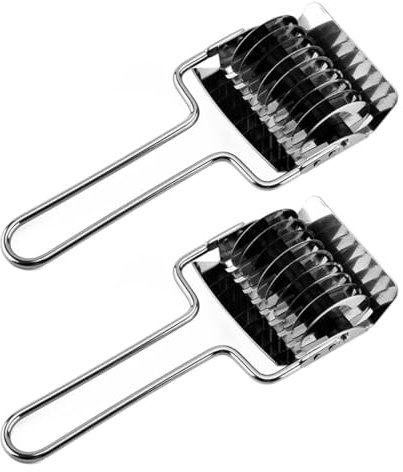 MAGICLULU 2 Piezas Cortador De Pasta Herramientas De Cocina Multifuncionales Cortador De Fideos Hecho De Material Resistente y Saludable