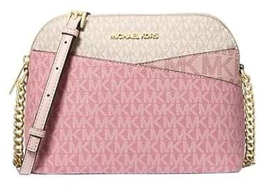 Michael Michael Kors Damen-Handtasche mit Kuppelmuster, Leder
