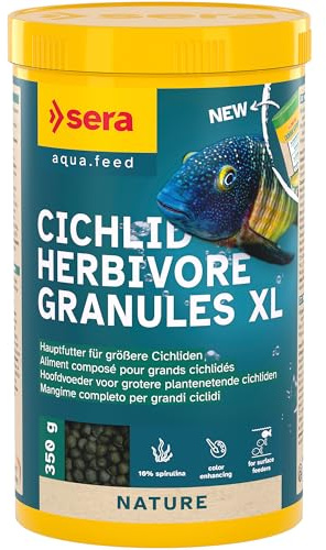 sera Cichlid Herbivore Granules XL 1.000 ml (350 g)