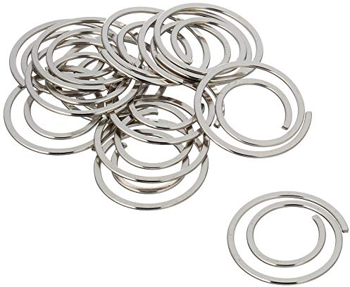 ALCO-Albert 270 - Büroklammern CIRCULAR, Ø 20 mm, rund, glanzvernickelt, Dose à 50 Stück