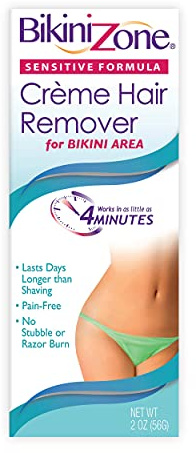 Bikini Zone Crème Hair Remover for Intimate Areas, 2 Oz, 1 Pack