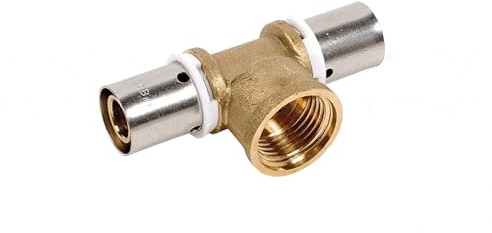 Raccord PER en T à sertir F 1/2 Ø 12 mm PB tub | Raccord PER en T à sertir - F 1/2' - Diamètre 12 mm - PB tub
