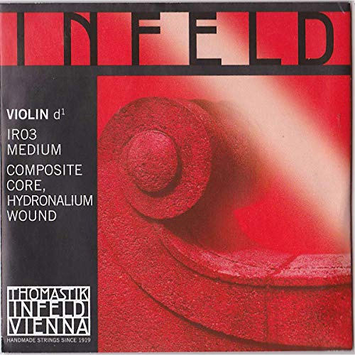 Thomastik corda per violino 4/4 Infeld Rosso - corda Re nucleo ibrido, rivestimento Hydonalium