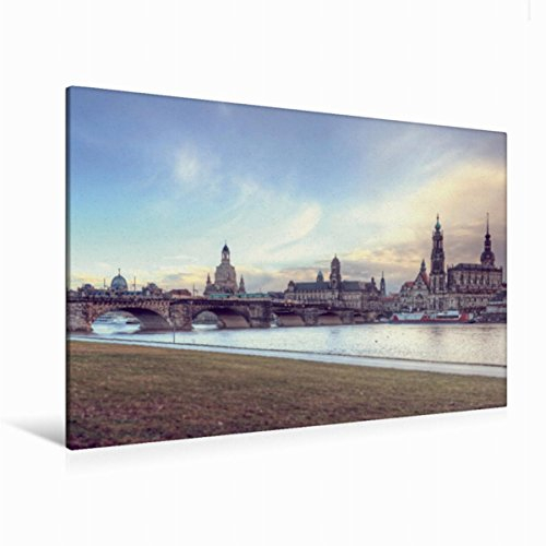 Premium Textil-Leinwand 120 x 80 cm Quer-Format Canaletto Blick | Wandbild, HD-Bild auf Keilrahmen, Fertigbild auf hochwertigem Vlies, Leinwanddruck von Steffen Gierok