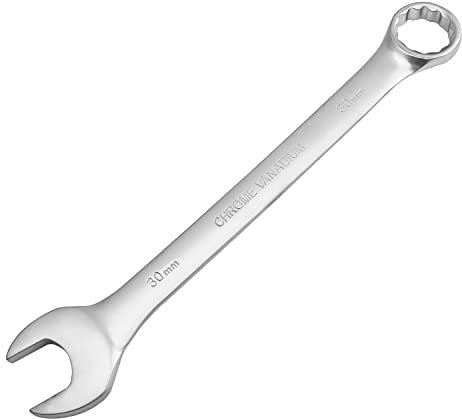Utoolmart 30 mm métrico 318 mm longitud 12 puntos Llave combinada 1 piezas