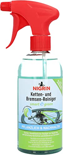 NIGRIN smart n green Ketten & Bremsreiniger, reinigt sauber und effektiv den Antriebsstrang, 500ml