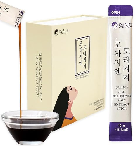 SAMSIDAE Korean Bellflower Root Juice with Pear & Quince (10ml X 30 Pouches) – Naturally Sweet, Fiber-Rich Drink for Daily Wellness