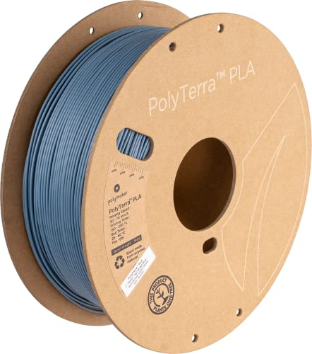 Polymaker PolyTerra PLA Muted Series - 1.75mm - 1kg - Blau