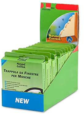 SWISSINNO Fliegenfalle für Fenster, Kunststoff, Mehrfarbig, 2 Stück