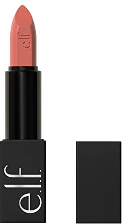 e.l.f. O Face Satin Lipstick, reichhaltig pigmentierter, pflegender & langanhaltender cremiger Lippenstift, mit Jojoba, vegan & tierversuchsfrei, Feeling Myself