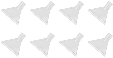Fegtrty 8 cepillos universales de lavado de asientos de alfombra, apto para boquilla de agua universal de 38 mm para aspiradora húmeda/