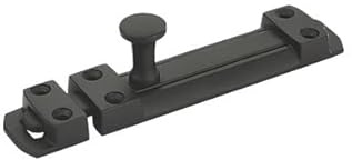 Golden Grace Security Door Slide Bolt Tower, Matt Black 100mm | Includes mounting screws for quick installation, providing robust security for patios, backyard gates, and garages.