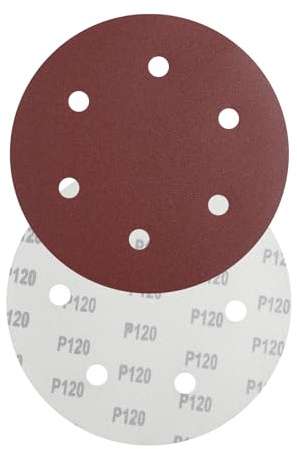 MAXXT 225mm Trockenbauschleifer Schleifpapier #120 25 Stück Klett-Schleifscheiben - Aluminiumoxid | Für MAXXT Elektrischer Faltbarer Trockenbauschleifer R7202-F