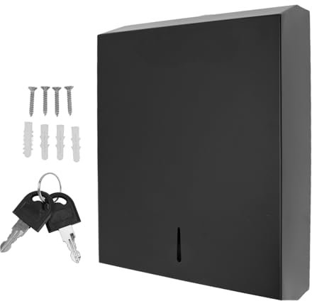 Taschentuchbox für Taschentücher, Taschentuchbox Funktionelle Elegante Wandhalterung aus Edelstahl Gesichtstücherbox für Küche Bad Garage (bk50 )