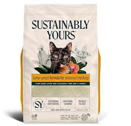 Sustainably Yours Arena Para Gatos – Fórmula De Grano Grande 4,5 Kg