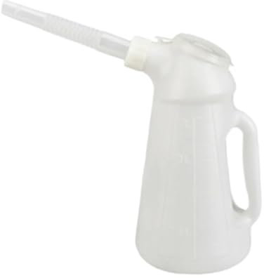 MNEVZX Benzinkanister Reservekanister Ölkrug mit Ausgießer, Öldosierflaschen, Krugwerkzeuge, auslaufsicherer Motoröl-Spenderkrug, 1,2 l/2/3/4/5 l(2L)