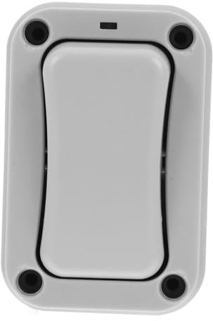 Uonlytech Interruttore Per Esterni Con Luce Led Pulsante Per Giardino e Campanello Da Porta Soluzione Pratica Per Ambienti Umidi Scuro