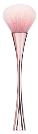 Rose Gold Nail Art Dust Powder Remover Brush, Nail Art Dust Cleaner Brush, Soft Cleaner Brush for Makeup, Nail Dust Brush for Acrylic Nails Manicure Brush for Women Birthday Gifts, Nail Art Brushes