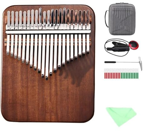 Fingerklavier-Kalimba Professionelle Kalimba Mit 21 Tasten Walnussholz Daumenklavier Finger Für Anfänger Massivholz Mbira Koffer