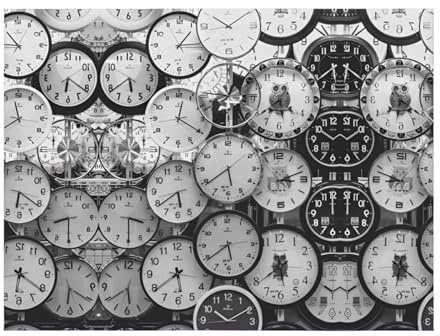 PHAYAH Clock Art Couverture en flanelle 203,2 x 152,4 cm Couverture polaire douce toutes saisons pour literie, canapé et voyage
