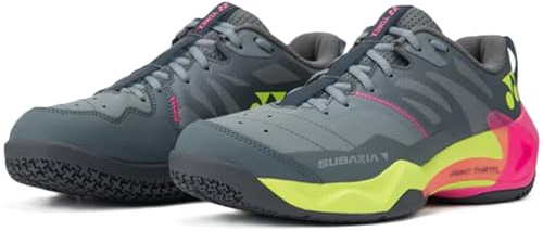 YONEX Unisex Subaxia GT Wide Shoes | Rugged Lightweight Supportive Quick-Repulsive Feather Bounce Foam Badminton Footwear, 8